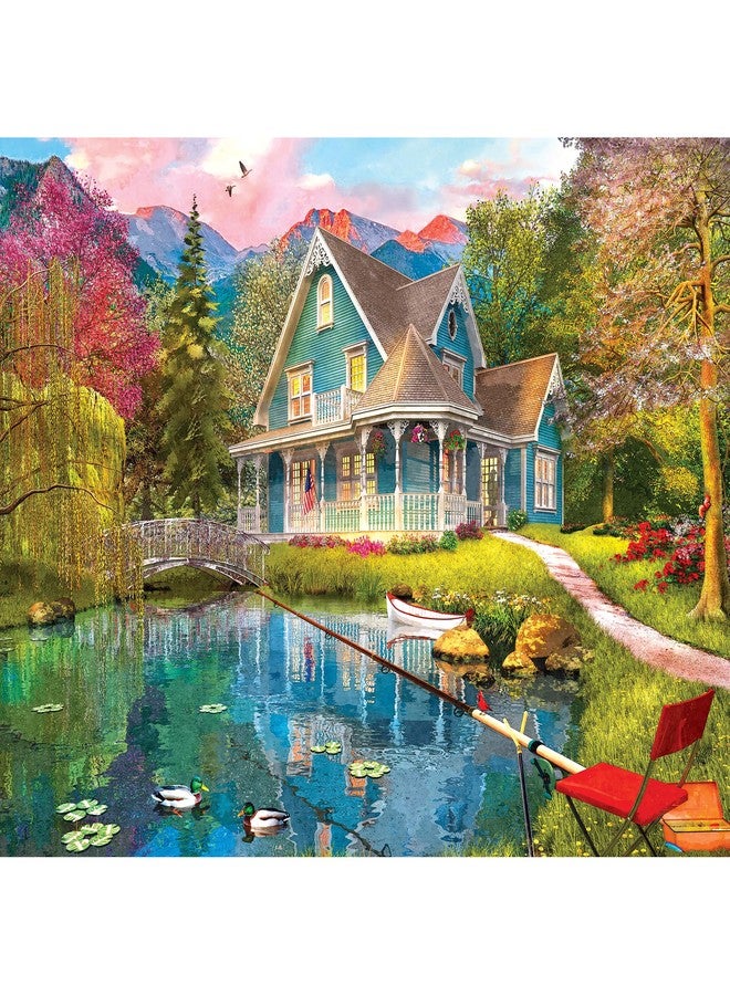 RoseArt - My Happy Place - Fishing Retreat - 1000 Piece Jigsaw Puzzle for Adults - Image 1
